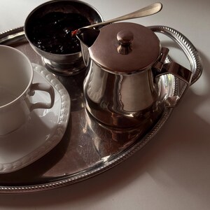 Antique Silver-Plated Bauhaus Teapots | Early 20th Century German Design | Collectible Art Deco Teapots | Vintage Tea Pot