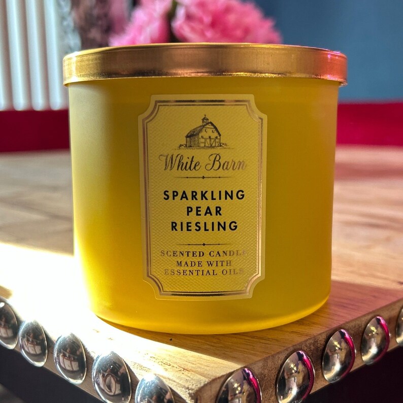 Sparkling Pear Riesling Candle Bath And Body Works