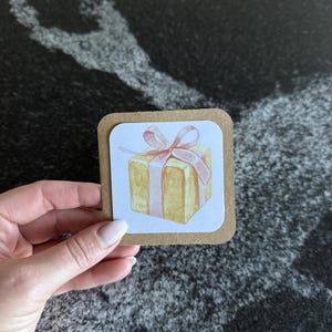 cartes-cadeaux d'anniversaire | notes de boîte à lunch | cartes d'anniversaire | merci des cartes | mini-cartes carrées | cartes et enveloppes | lot de 8
