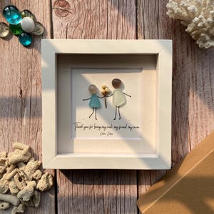 Regalo personalizzato con ciottoli artistici per la mamma, regalo di ringraziamento fatto a mano per la mamma, regalo per la festa della mamma, regalo di compleanno per la mamma, regalo per la nonna, regalo fatto a mano per la mamma