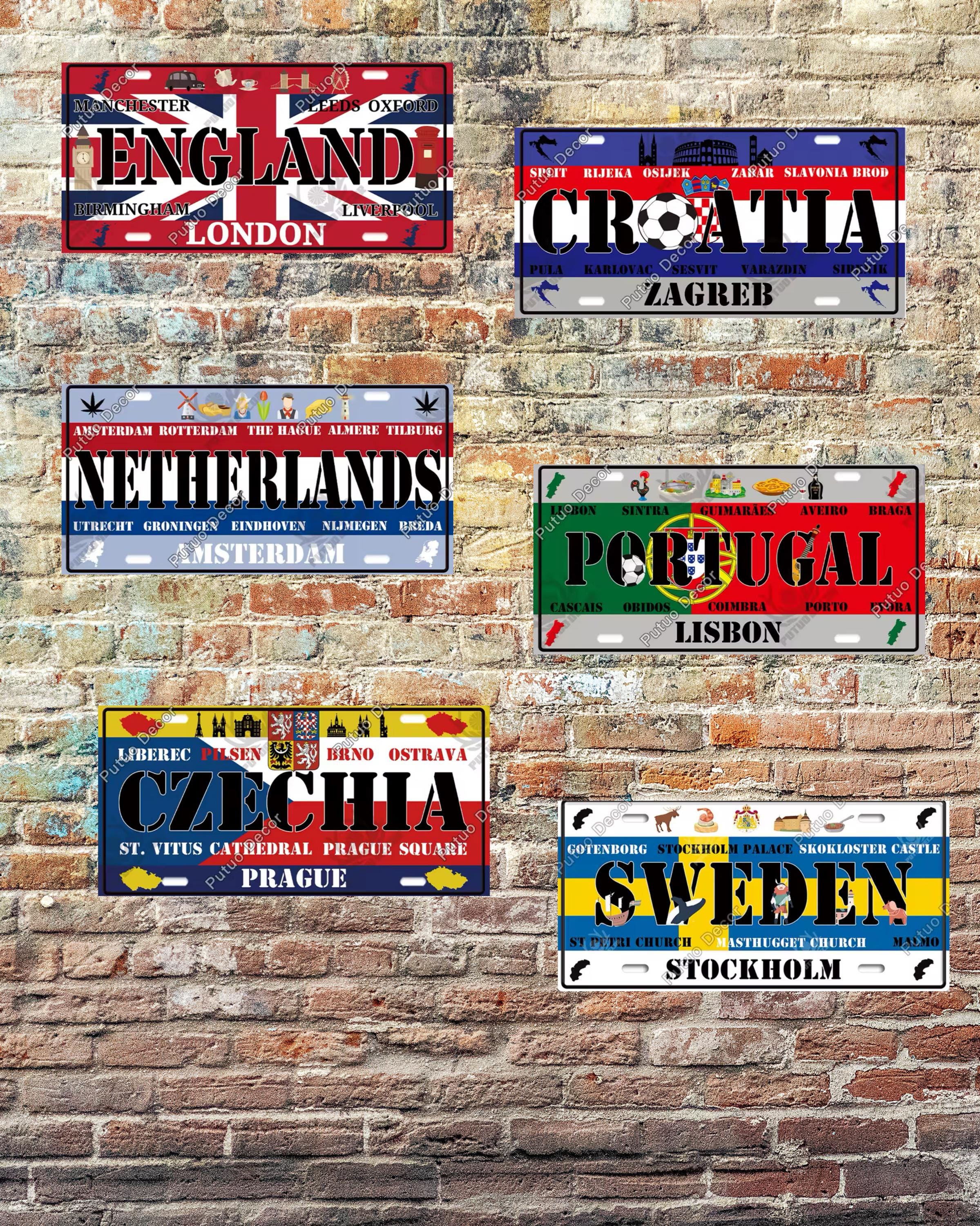 PAESI BASSI Dutch Nato & Fiero Olanda Adesivi in Vinile 50mm(2) Stickers, x4 | UK
