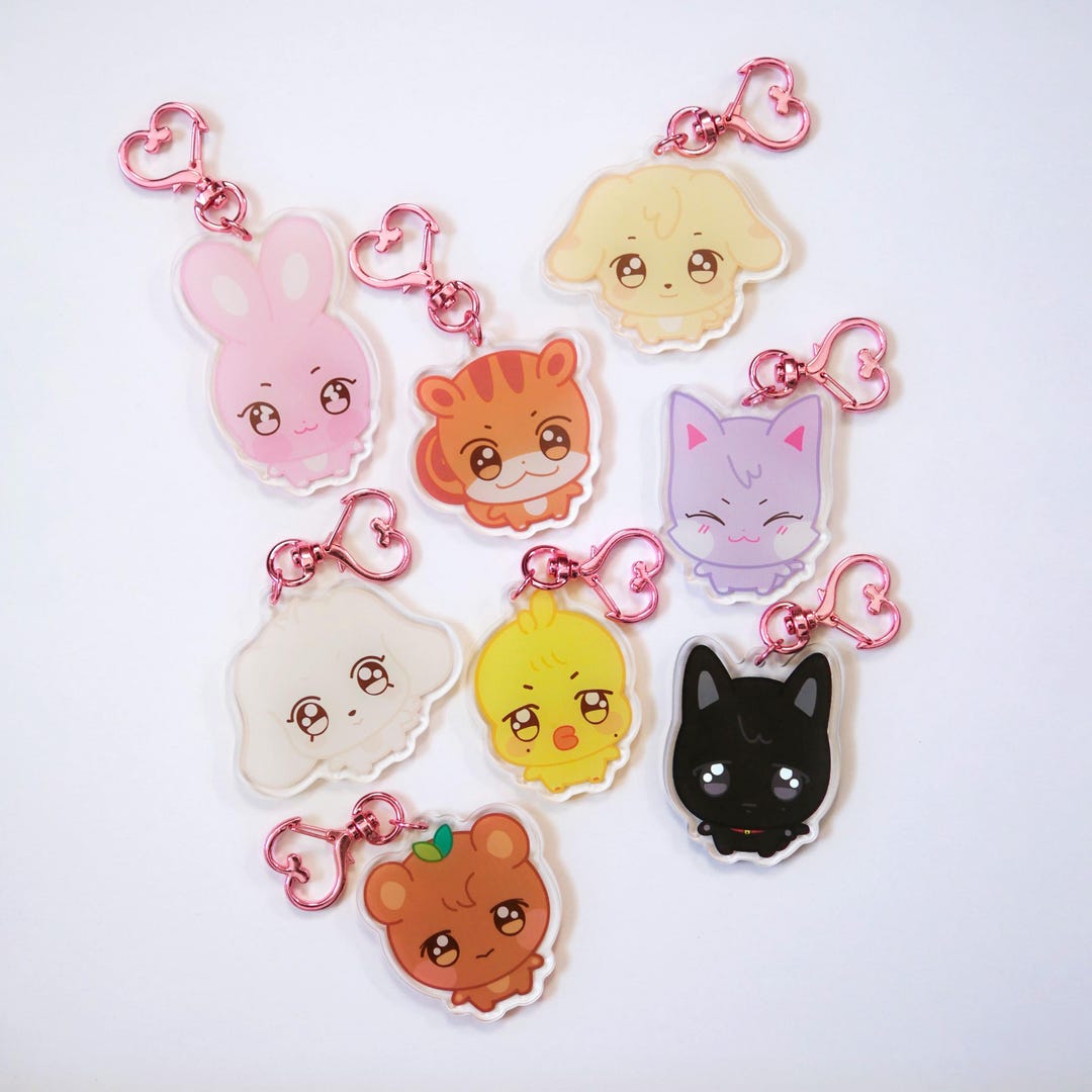 Aniteez Keychains Aniteez .5x Perspective Keychains - Etsy