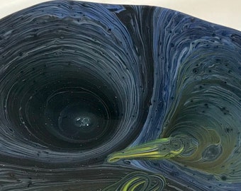 Dark Fused Glass Bowl