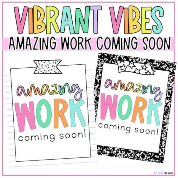 Amazing Work is Coming Soon - Etsy
