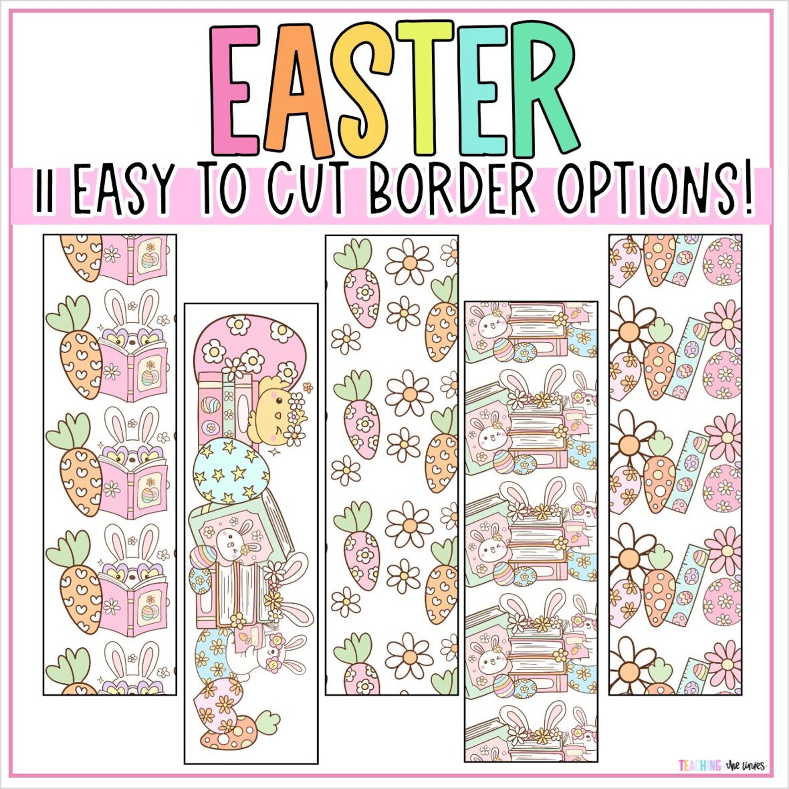 Easter Themed Bulletin Board Kit | Cutesy Classroom Spring Decor ...