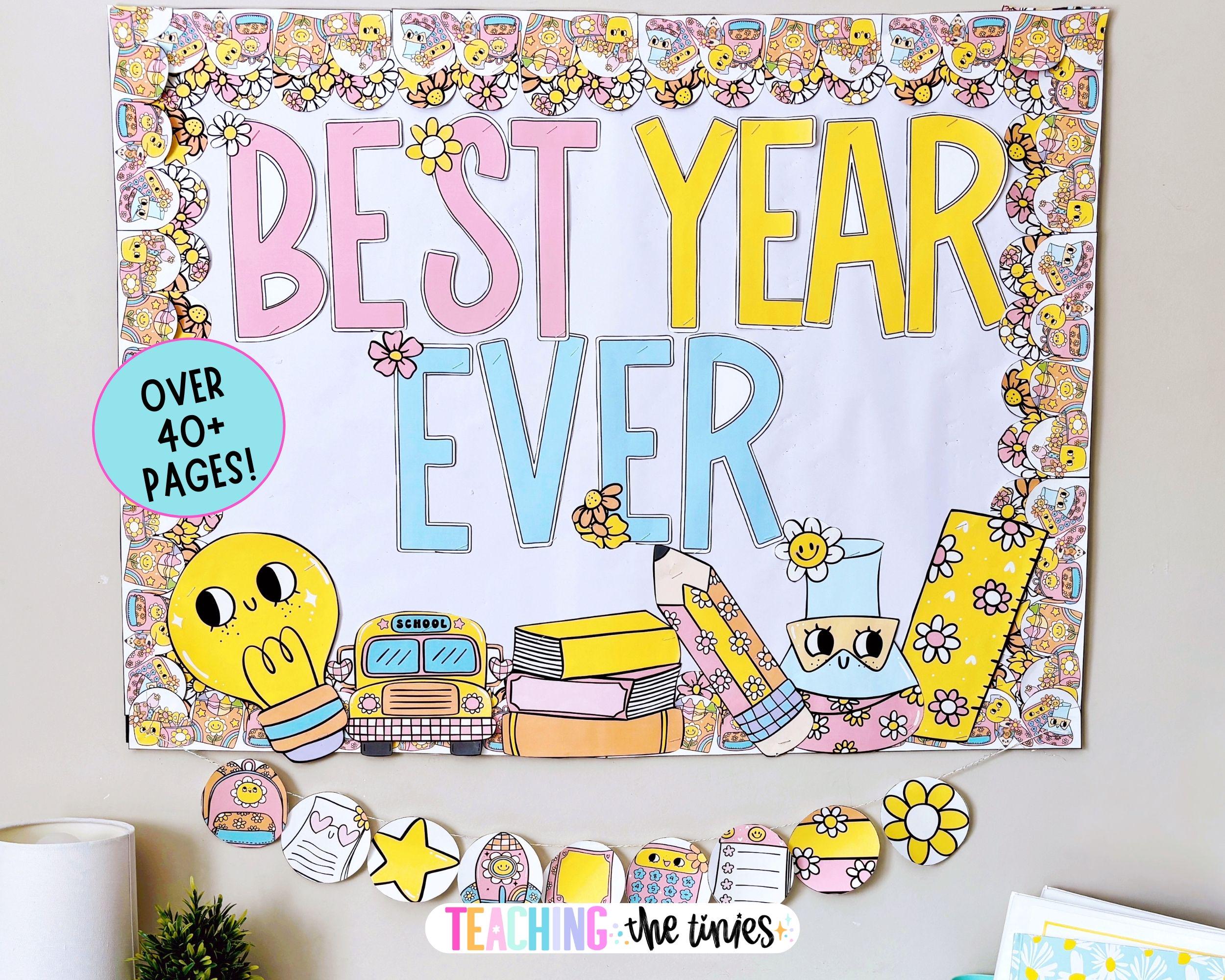 Back to School Bulletin Board Kit for Teachers Printable Meet the ...