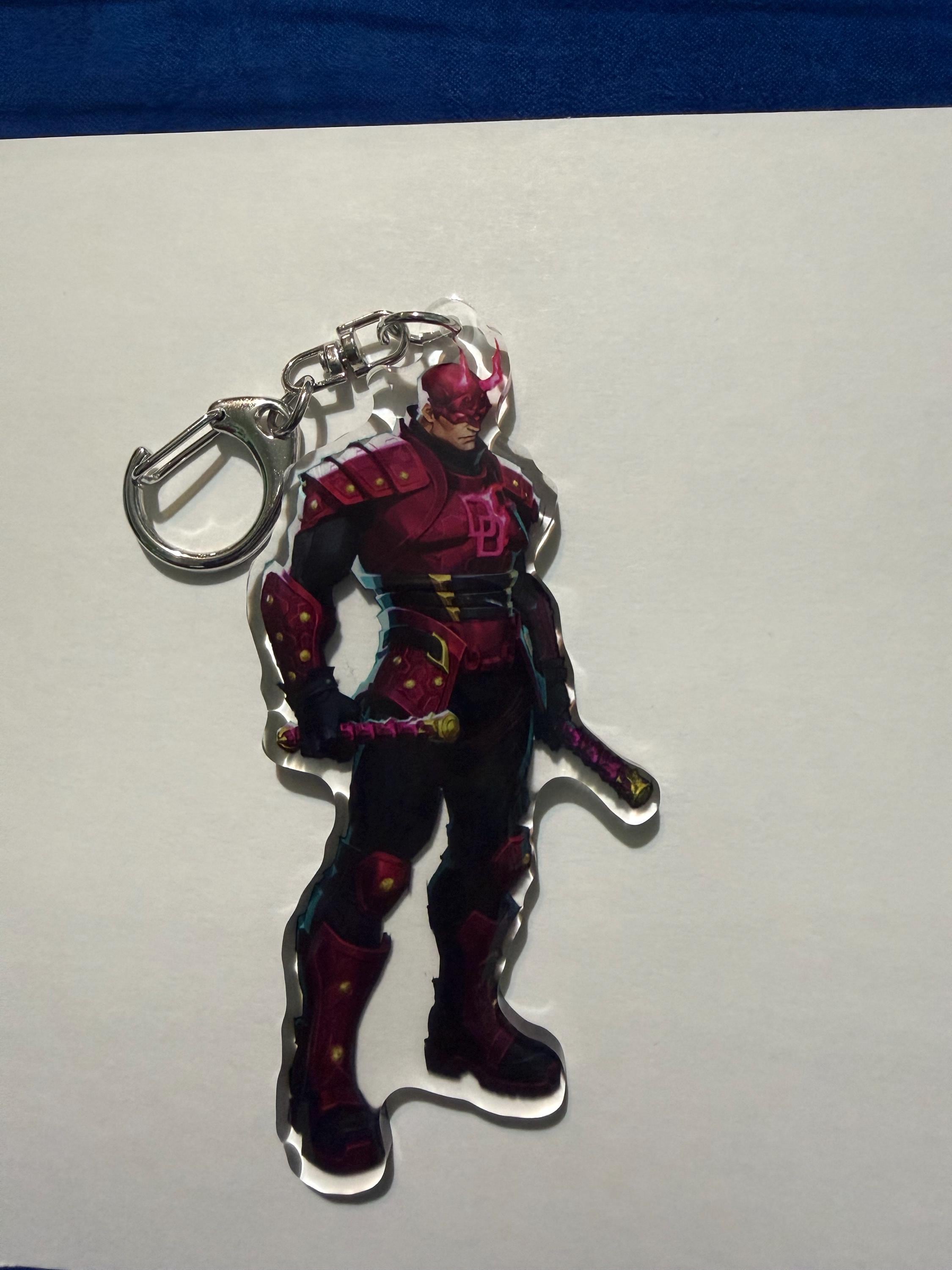 Marvel Daredevil Metal Key Ring - Officially Licensed Superhero Keychain With Daredevil Logo - View #4