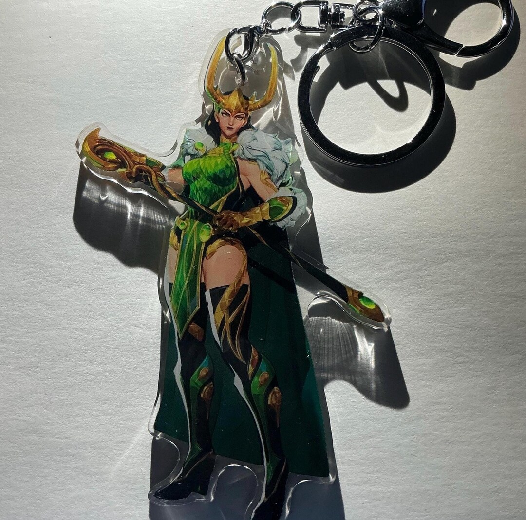 Marvel Rivals Female Loki Keychain - Etsy