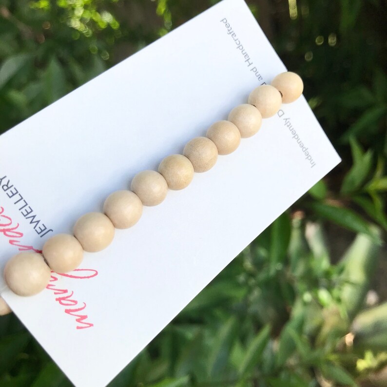 Layering Bracelet Bohemian Stretch Bracelet Gift for Her Olive Green Glass and Wood Bracelet