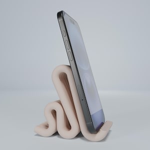 Phone Stand - Phone Holder - Phone Holder for Desk - Modern - Office Decor - Minimalist - Iphone Holder - Desk Organization