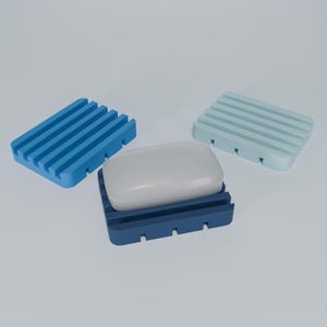 Draining Soap Dish - Bar Soap Holder - Sponge Holder - Bathroom Accessories - Soap Tray - Sink Tray - Minimalist Home - Modern Bathroom