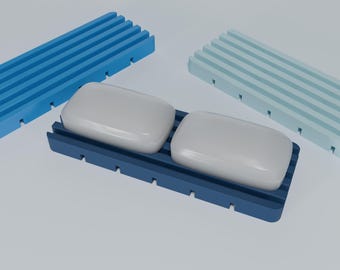 Draining Soap Dish - Bar Soap Holder - Sponge Holder - Bathroom Accessories - Soap Tray - Sink Tray - Minimalist Home - Modern Bathroom