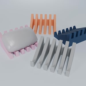 Draining Soap Dish - Bar Soap Holder - Sponge Holder - Bathroom Accessories - Soap Tray - Sink Tray - Minimalist Home - Modern Bathroom