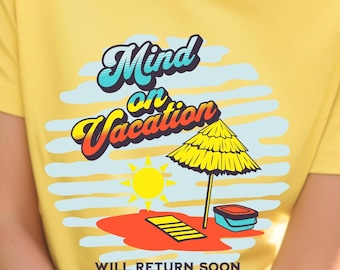 Vacation Fun Unisex T-Shirt Relaxing Tshirt Summer Vibe T shirt Beach Holiday Apparel Casual Wear Sun Waves Surf Sand Good Vibes