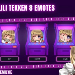 Lili Tekken 8 Emotes and Digital Stickers | Discord | Twitch