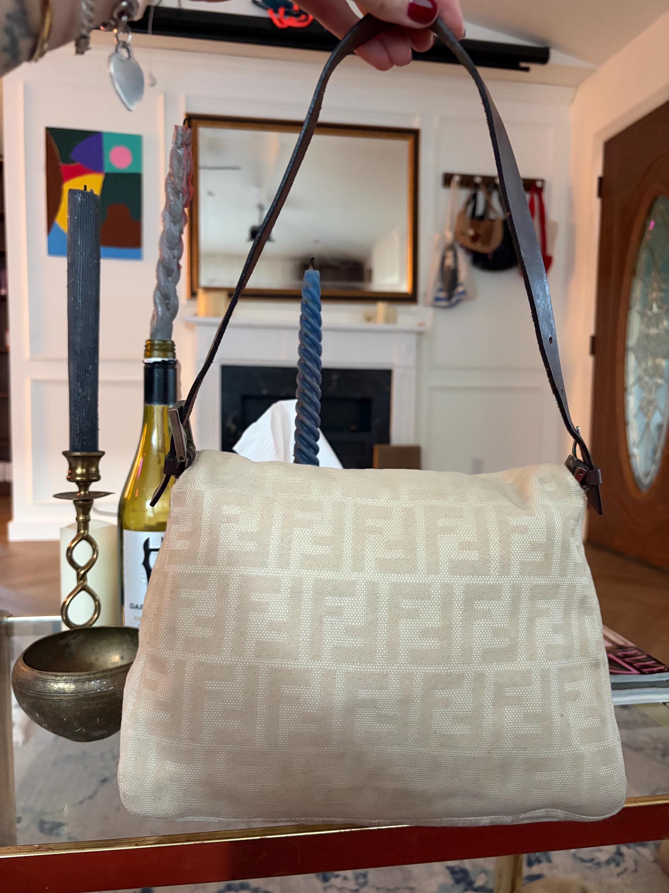 Authentic Fendi Zucca Mamma Baguette Shoulder Bag - Etsy