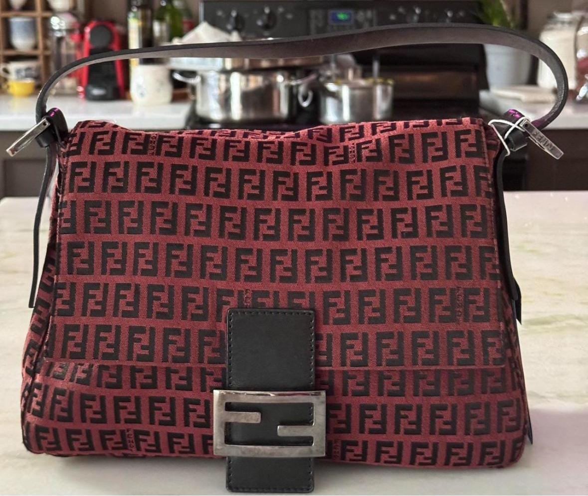 FENDIバッグ FENDI 2003 BLACK ZUCCHINO SHOULDER BAG – RDB