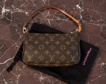 Authentic Louis Vuitton Pochette Shoulder Bag Made in France - Etsy