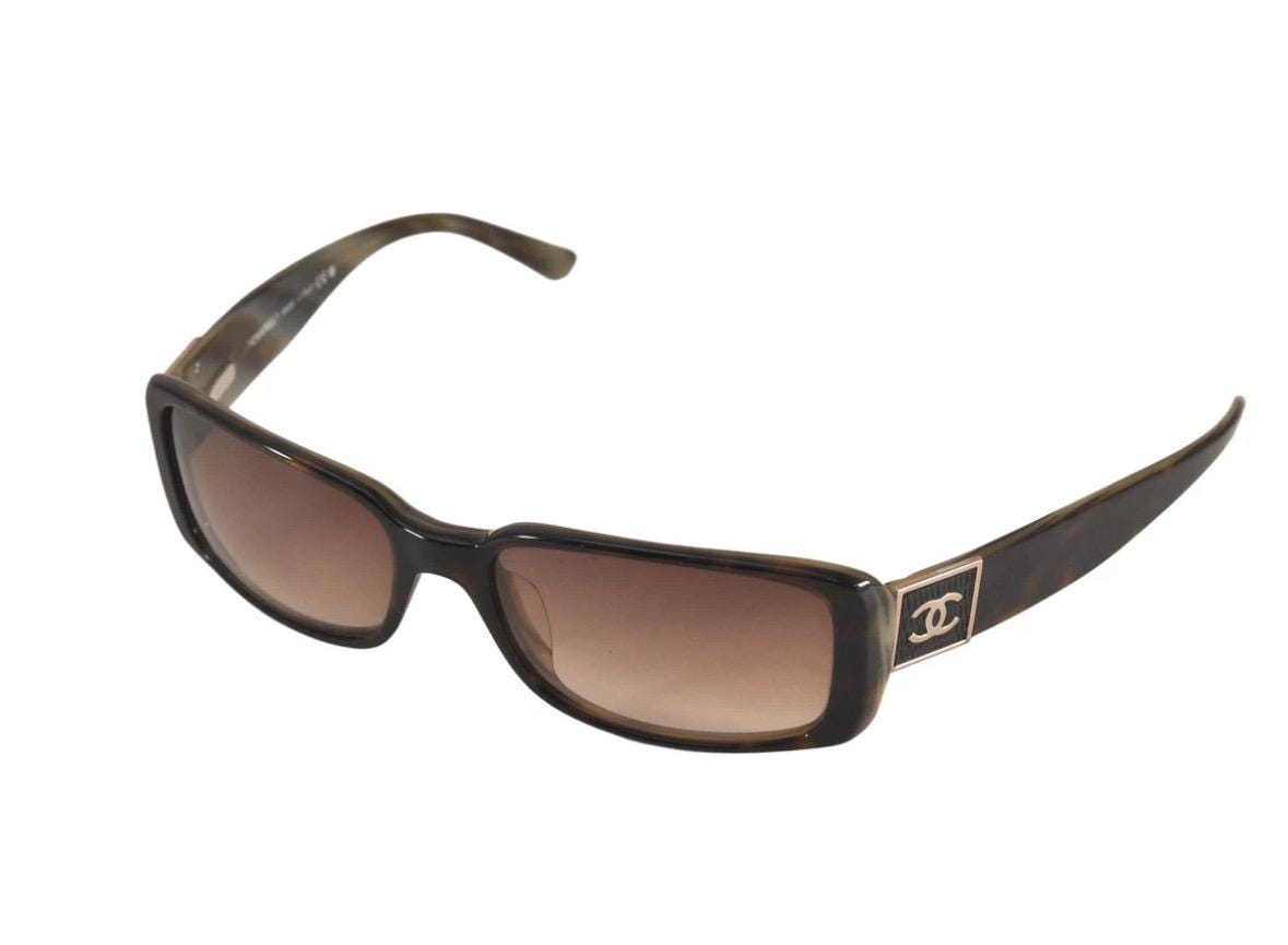Authentic Chanel Sunglasses CC Logo 5115-Q Brown 9686M - Etsy