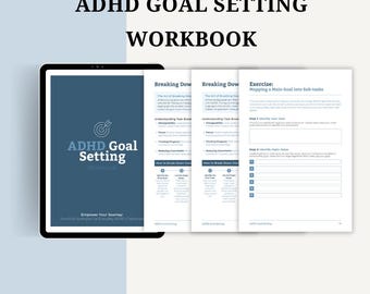 ADHD Time Management Workbook: SMART Goal Planner (Digital Download)
