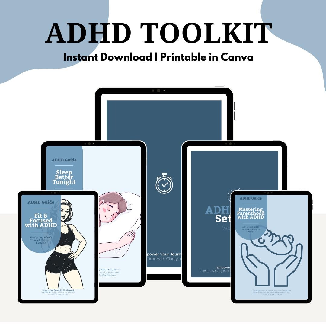 ADHD Executive Functioning Worksheets Coping Skills & Time Management ...