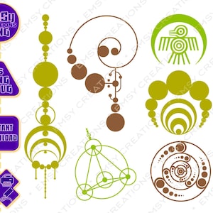 Crop Circles - Illustrations SVG, PNG