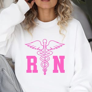 Nurse Sweatshirt, Gifted Nursing Sweatshirts, Nursing Student Gift, RN Graduation Gift, Nurse Sweatshirt, Registered Nurse, Mothers Day GIft