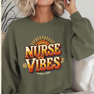 Nurse Sweatshirt, Gifted Nursing Sweatshirts, Nursing Student Gift, RN Graduation Gift, Nurse Sweatshirt, Registered Nurse, Mothers Day GIft