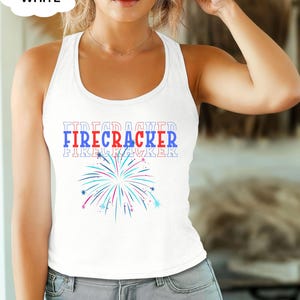 Firecracker USA Shirt, 4th Of July Shirt, Independence Day Shirt, Gift For American, Red White Blue Shirt, Patriotic Shirt, American Tee