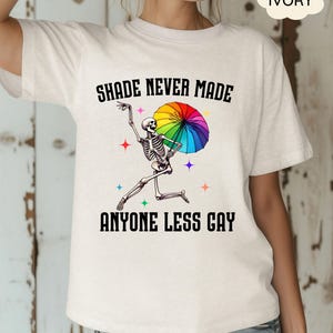 Comfort Colors®  Pride Shirt, Rainbow Shirt, LGBTQ Shirt, Embroidered Pride Shirt, Gay Shirt, Transgender Shirt, Human Rights Shirt, LGBTQ+