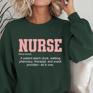 Nurse Sweatshirt, Gifted Nursing Sweatshirts, Nursing Student Gift, RN Graduation Gift, Nurse Sweatshirt, Registered Nurse, Mothers Day GIft