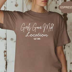 Comfort Colors Girls Gone Mild Bachelorette party shirts, Spa Bachelorette, Bachelorette Personalized Gift, Bach Bridesmaids gift