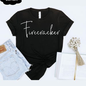 Firecracker USA Shirt, 4th Of July Shirt, Independence Day Shirt, Gift For American, Red White Blue Shirt, Patriotic Shirt, American Tee