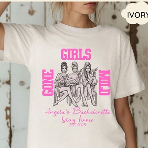 Comfort Colors Girls Gone Mild Bachelorette party shirts, Spa Bachelorette, Bachelorette Personalized Gift, Bach Bridesmaids gift