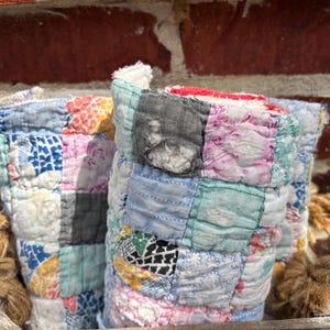 Vintage quilt pieces