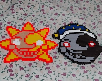 Fuse bead Sun and Moon