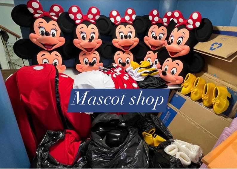 Mickey Mouse Mascot for Birthdays and Super Deluxe Parties - Etsy