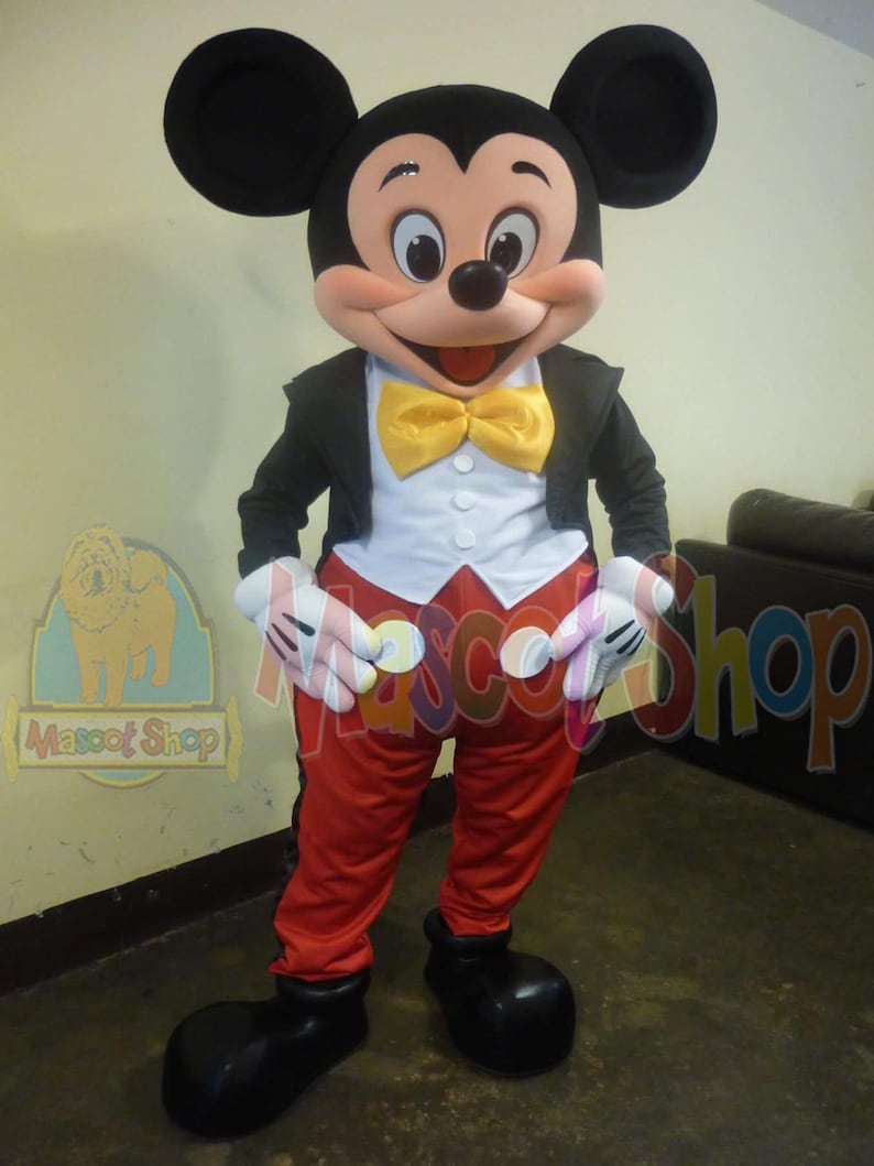 Mickey Mouse Mascot for Birthdays and Super Deluxe Parties - Etsy