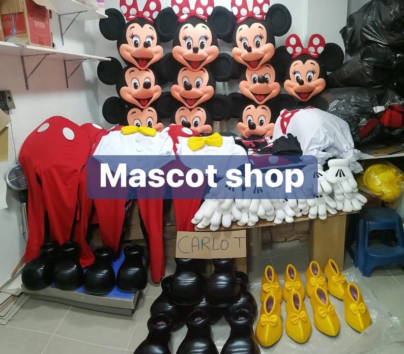 Mickey Mouse Mascot for Birthdays and Super Deluxe Parties - Etsy