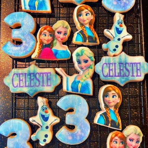 Custom Frozen sugar cookies