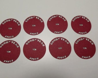 1/24 1/25 Goodyear Eagle Tyre Tire Stencils Templates Tamiya Revell MFH Italeri