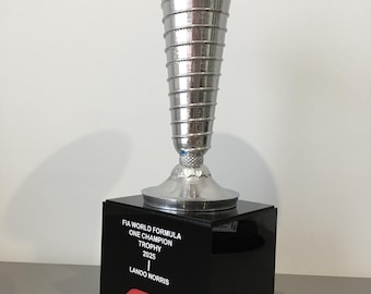 Lando Norris 2025 World F1 Championship Replica Handmade Trophy (LARGE)