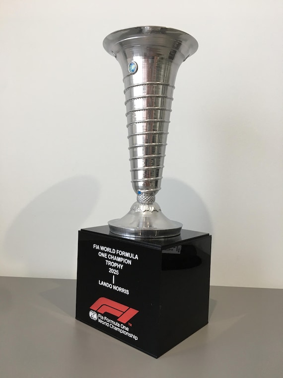 Lando Norris 2025 World F1 Championship Replica Handmade Trophy