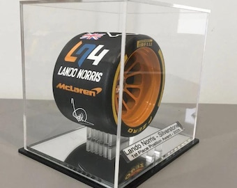 Lando Norris 2025 Silverstone Win Tyre Tire Display Award (SMALL)