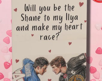 Heated Rivalry Valentine Card, Shane & Ilya Fanart (Digital Download)