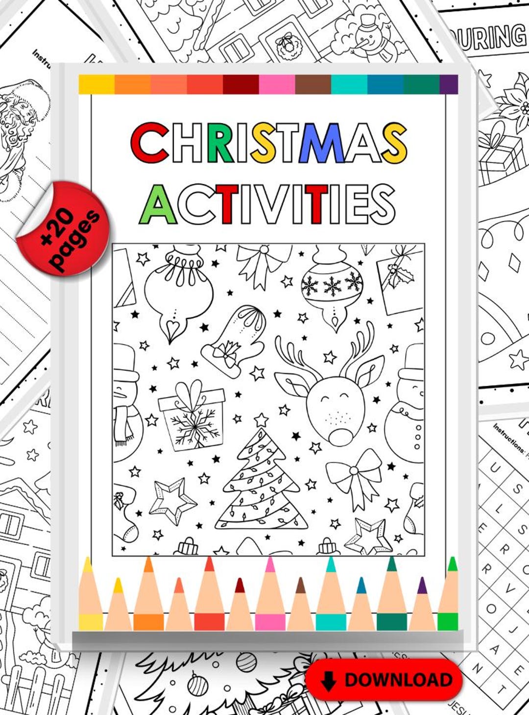 Fun Christmas Coloring Pages & Sheets, Engaging Coloring and Activities ...