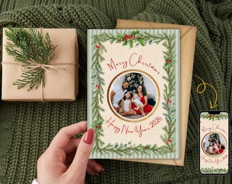 Personalized Canva Christmas Card templates, 4 DIY Custom Photo Prints for a Special Touch.