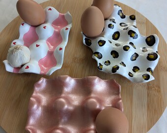 Handmade egg holder