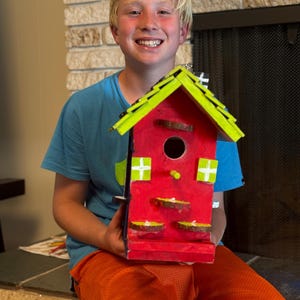 Kid Built Birdhouse
