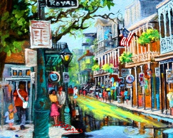 New Orleans Painting, Antoine's French Quarter Restaurant, French Quarter New Orleans Restaurant, New Orleans French Food  - 'Antoine's'